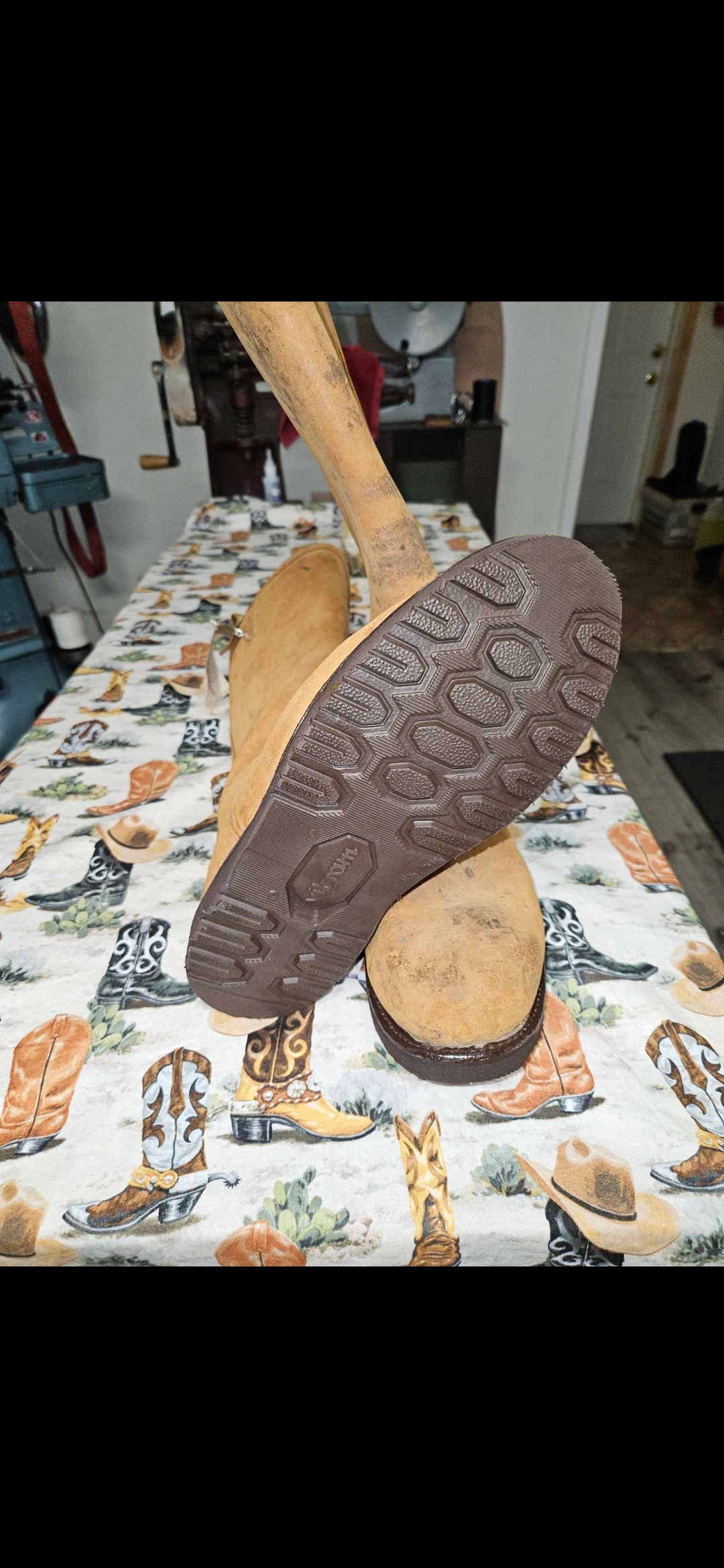 After - Chippewa Work Boots &mdash; Vibram Resole